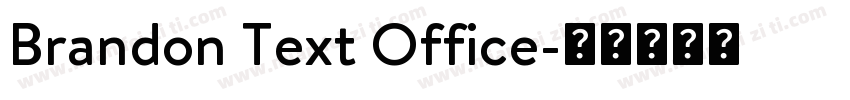 Brandon Text Office字体转换
